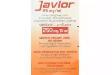 Το JAVLOR διατίθεται σε φιαλίδια των 2ml και 10ml που περιέχουν 25mg/ml βινφλουνίνης διτρυγικής