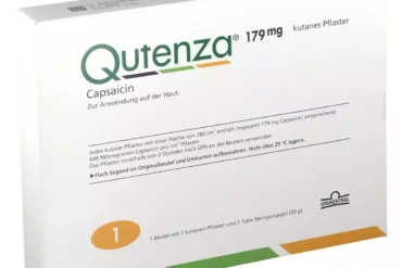 Το φαρμακευτικό επίθεμα QUTENZA περιέχει 179mg/cm² καψαϊκίνης για τοπική εφαρμογή κατά του νευροπαθητικού πόνου.