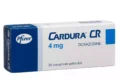 Το CARDURA διατίθεται σε δισκία των 2mg και 4mg σε συσκευασίες blister των 14 δισκίων.