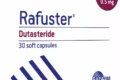 Το RAFUSTER διατίθεται σε συσκευασία των 30 μαλακών καψακίων δουταστερίδης 0,5mg έκαστο.