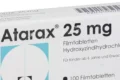 Το ATARAX διατίθεται σε συσκευασία κουτιού που περιέχει επικαλυμμένα δισκία των 25mg υδροξυζίνης διυδροχλωρικής.