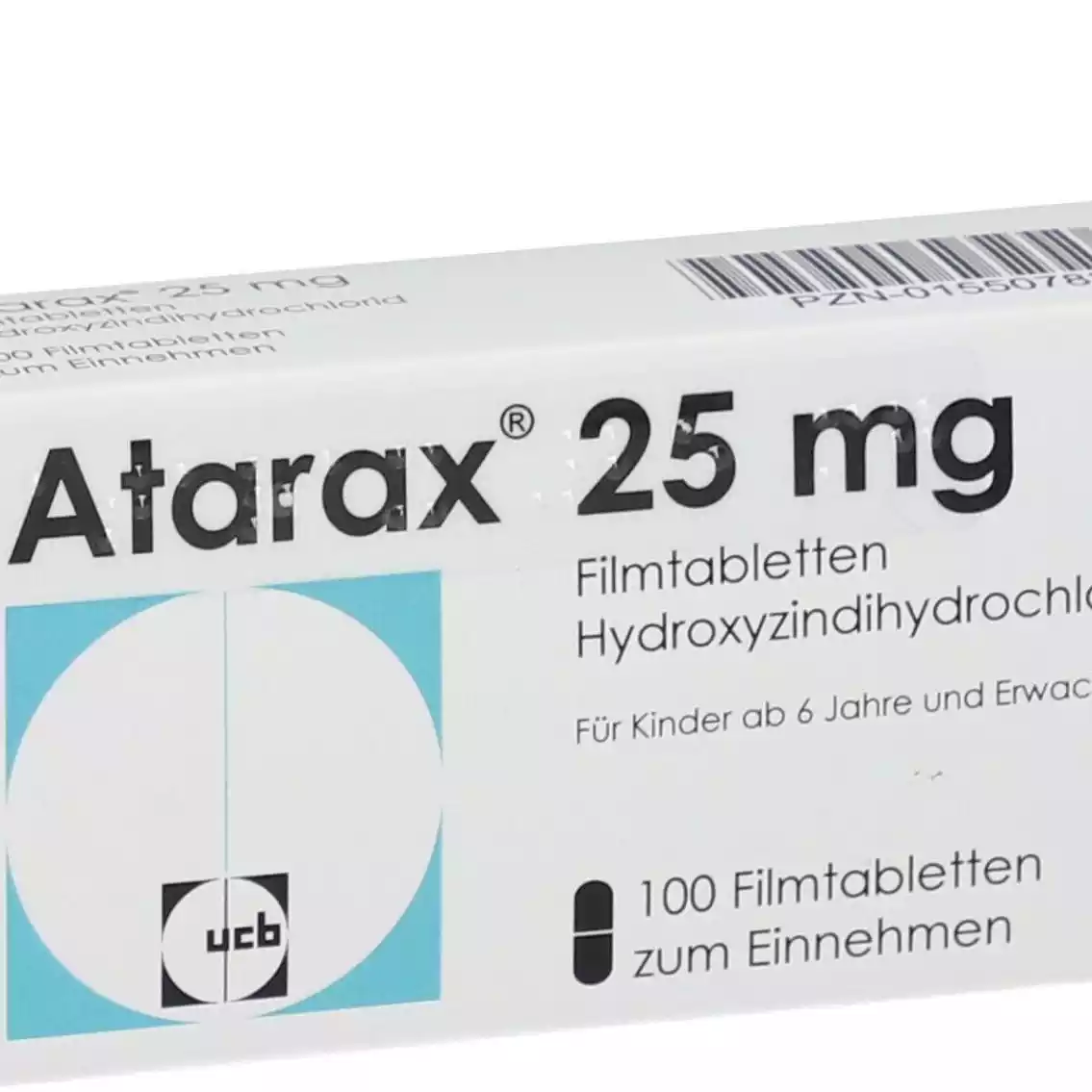 Το ATARAX διατίθεται σε συσκευασία κουτιού που περιέχει επικαλυμμένα δισκία των 25mg υδροξυζίνης διυδροχλωρικής.