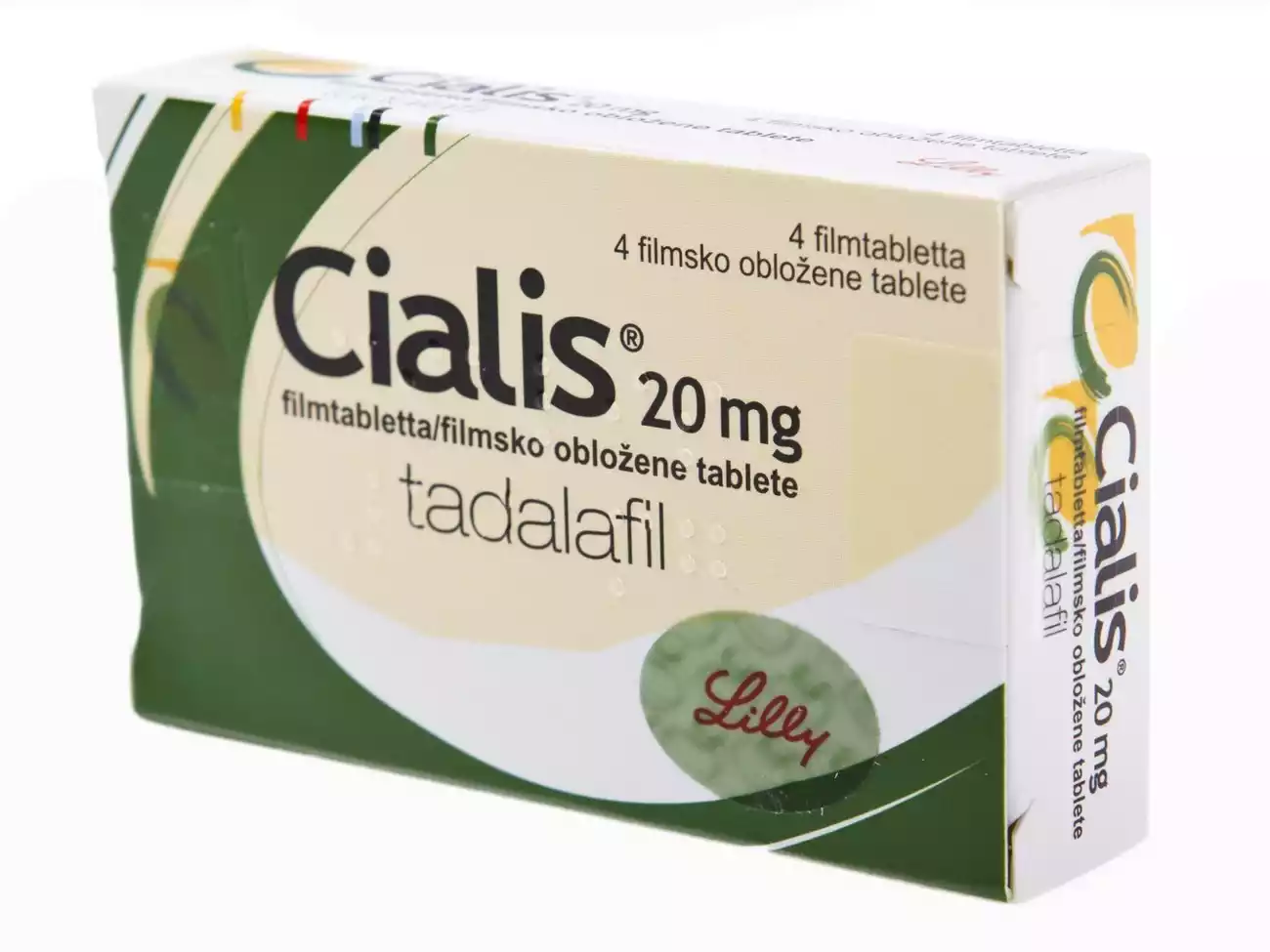 Συσκευασία CIALIS με πλήρεις πληροφορίες δραστικών συστατικών και οδηγίες χρήσης