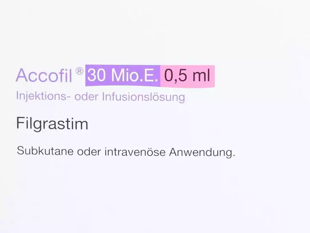 Συσκευασία ACCOFIL με προγεμισμένες σύριγγες για ενέσιμη χρήση σε ασθενείς