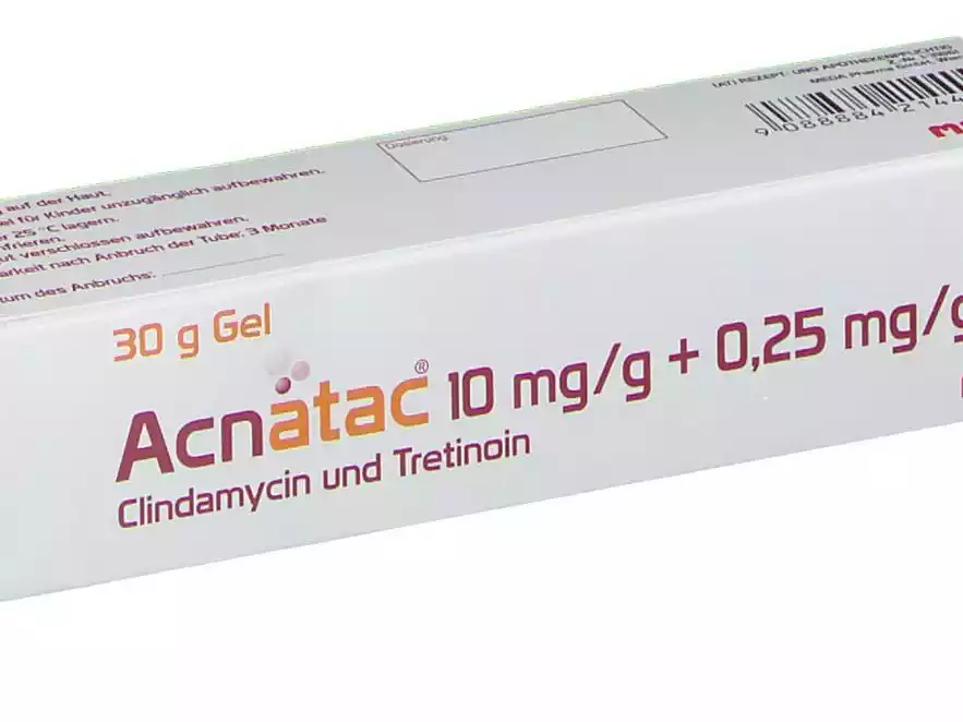Η γέλη Acnatac διατίθεται σε σωληνάριο για εύκολη και ακριβή τοπική εφαρμογή στο δέρμα.