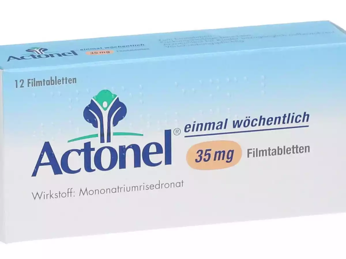 Το κουτί Actonel περιέχει δισκία σε blister για προστασία από την υγρασία και το φως.