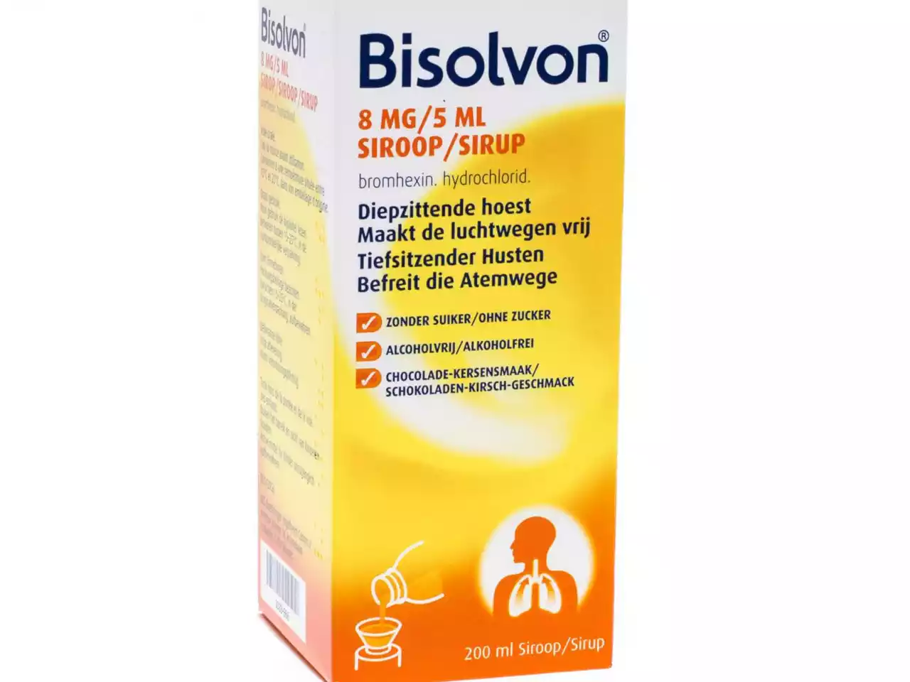 Το BISOLVON διατίθεται σε δισκία, διαλυτά δισκία και σιρόπι για όλες τις ηλικίες