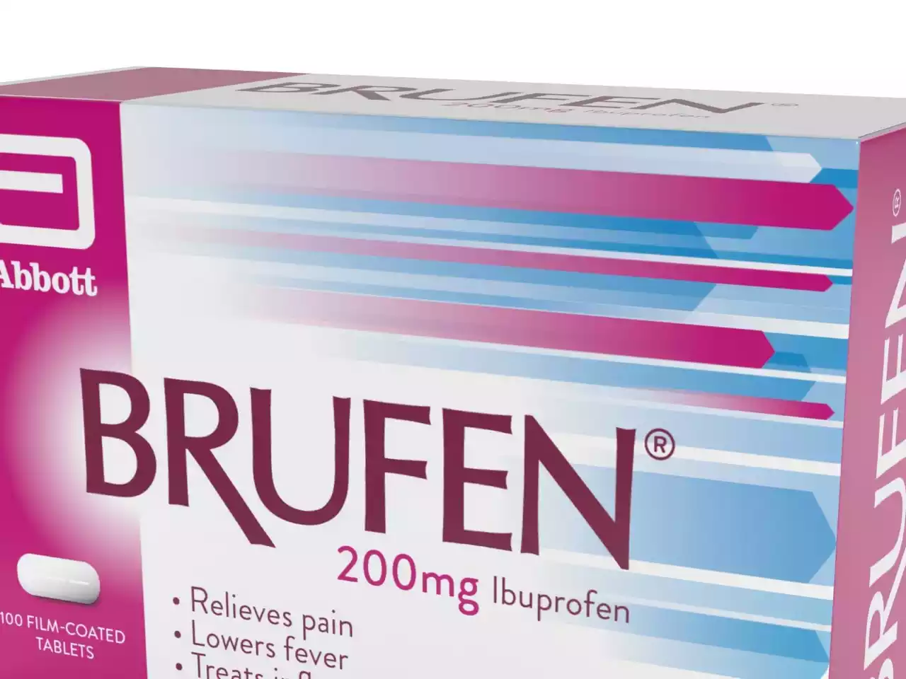 Συσκευασία BRUFEN 400mg επικαλυμμένα δισκία. Φυλάσσεται σε θερμοκρασία δωματίου.