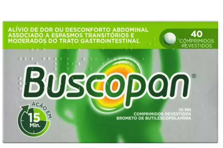 Η συσκευασία του φαρμάκου Buscopan περιέχει επικαλυμμένα δισκία βουτυλοσκοπολαμίνης.