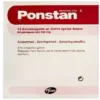 Το Ponstan διατίθεται σε δισκία, πόσιμο εναιώρημα και υπόθετα.
