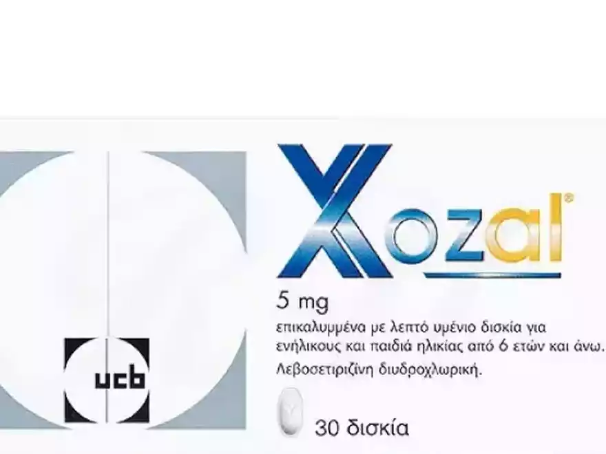 Η συσκευασία του XOZAL σε δισκία, πόσιμο διάλυμα ή σταγόνες. Πληροφορίες φύλαξης