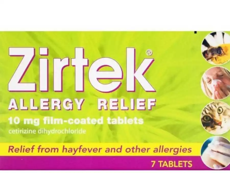 Η συσκευασία ZIRTEK (δισκία ή σταγόνες) για την αντιμετώπιση της αλλεργικής ρινίτιδας.