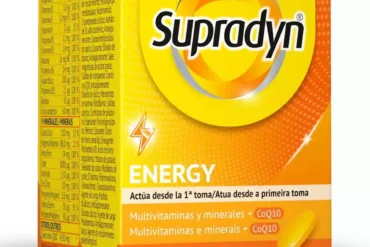 Αναβράζοντα δισκία Supradyn Energy με βιταμίνες και μέταλλα σε συσκευασία 15 δισκίων