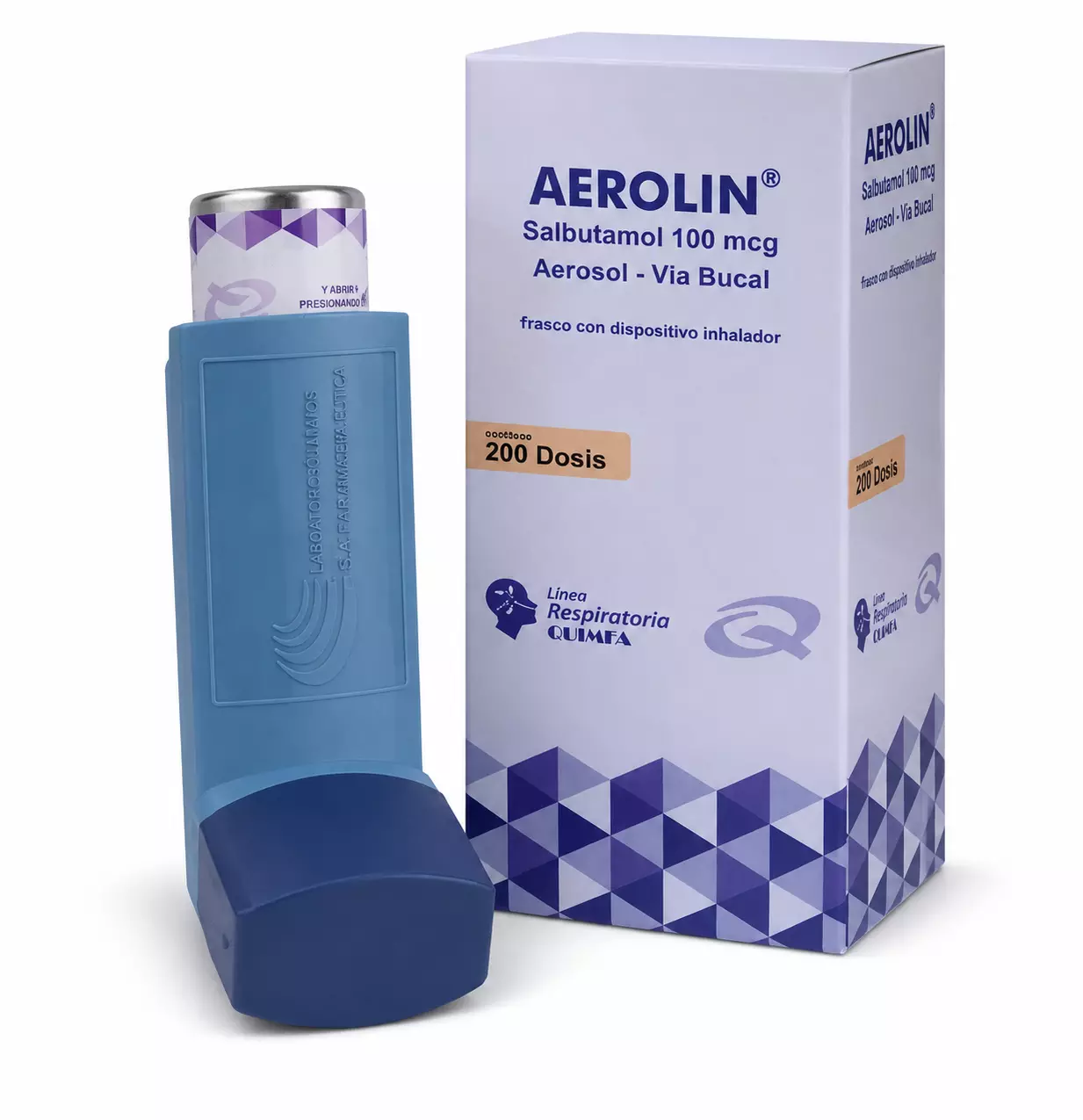 Συσκευασία AEROLIN με σαλβουταμόλη για την ανακούφιση αναστρέψιμου βρογχόσπασμου