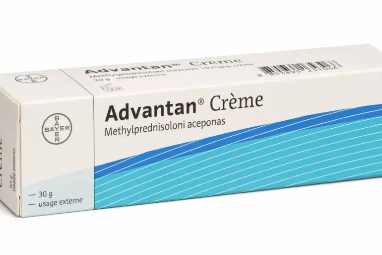 Συσκευασία ADVANTAN με μεθυλπρεδνιζολόνη ακεπονική για τοπική δερματική εφαρμογή